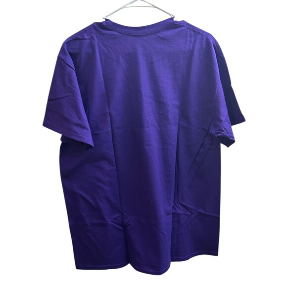 Elite Fan Clemson Tigers T-Shirt Purple Orange White Paw Logo NWOT Men's Large L - Picture 2 of 4